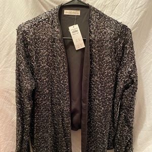 Black sequins blazer